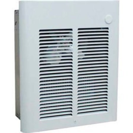 MARLEY ENGINEERED PRODUCTS Small Room Fan-Forced Wall Heater SRA1512DSFPB, 1500W, 120V SRA1512DSFPB